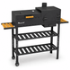 Мангал-барбекю Mzavod Геліос на 8 шампурів 4 мм з пічкою