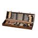 Подарунковий набір шампурів Козак у дерев&rsquo;яному кейсі, темний
