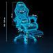 Крісло ігрове з RGB-підсвіткою, екошкіра, з висувною підставкою для ніг, до 120 кг