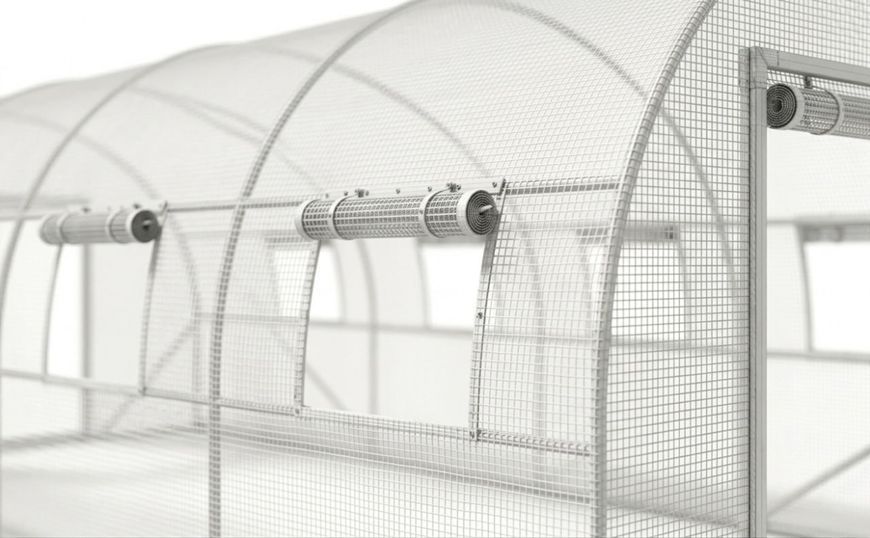 Теплиця-парник з вікнами 9 м2 450х200х200 см