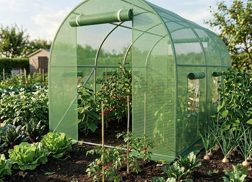 Теплиця-парник з вікнами 10 м2 400х250х200